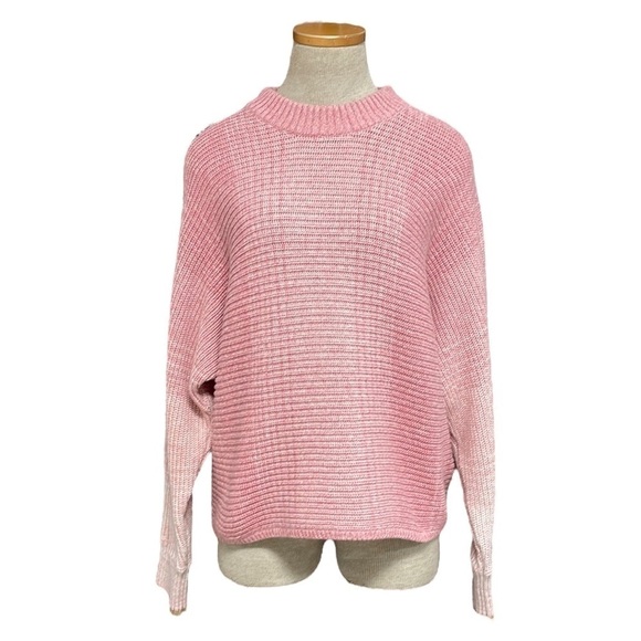 Splendid Collection Pullover Sweater Knit Ombre Pink Size Large L - Picture 1 of 14